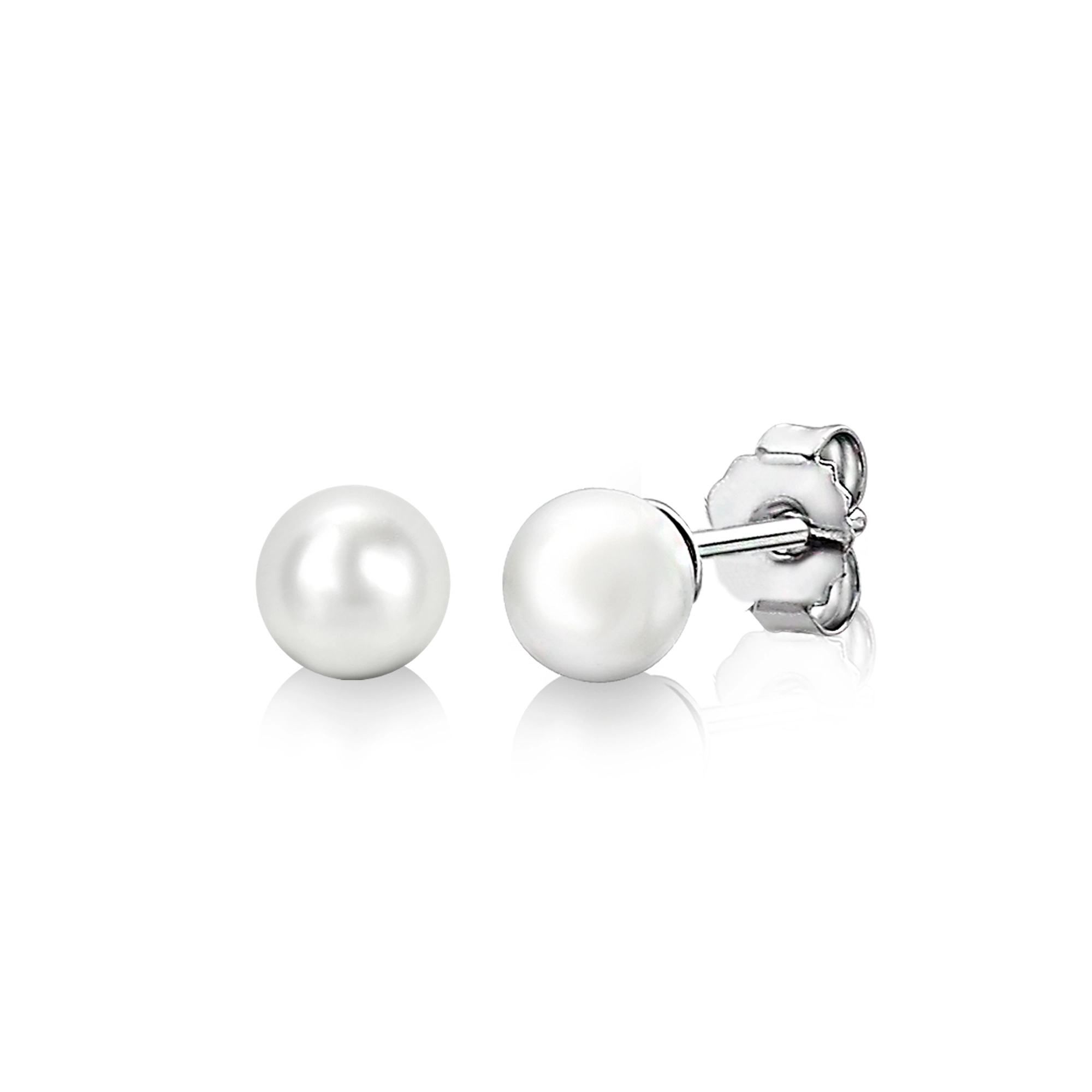 ZINZI zilveren oorsieraden met 6mm parel-1