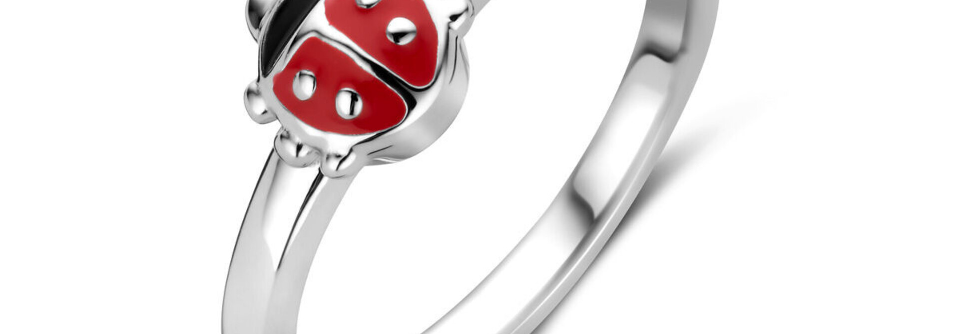 Ring Kasius lieveheersbeestje emaille