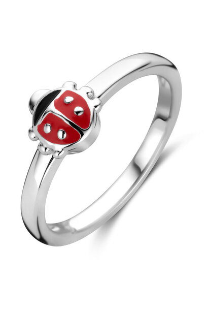 ring lieveheersbeestje emaille
