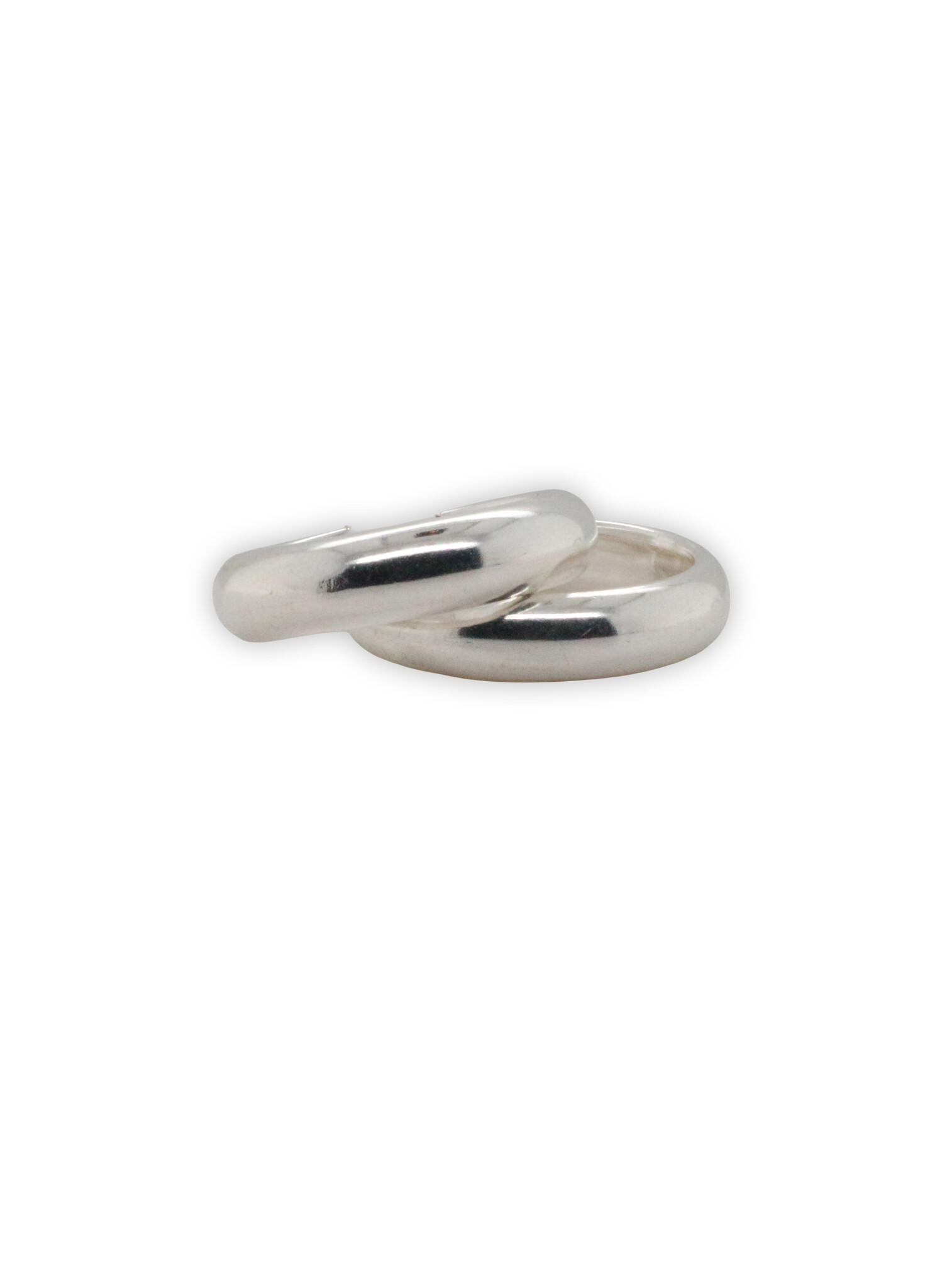 Oorringen zilver glad Ø 20mm-1