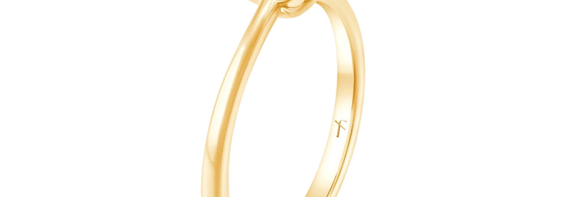 Fyere ARI 14 karaat gouden ring met emerald geslepen lab-grown diamant 1,00 ct
