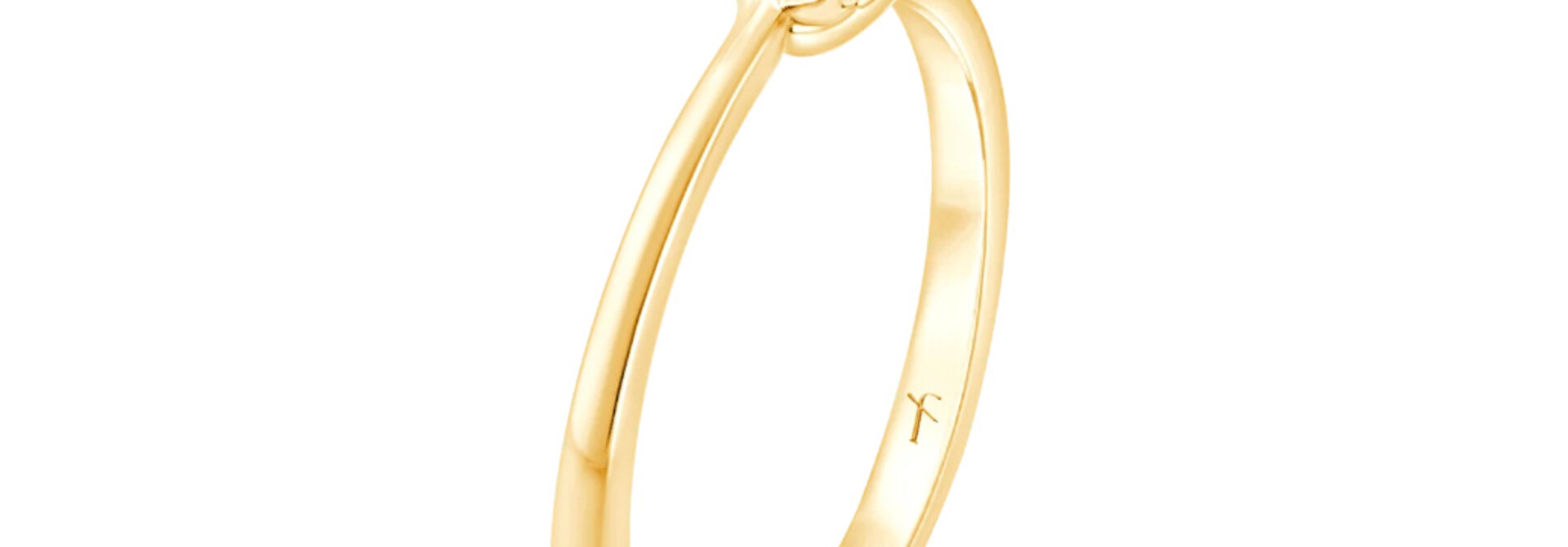 Fyere ARI 14 karaat gouden ring met peervormig geslepen lab-grown diamant 1,50 ct