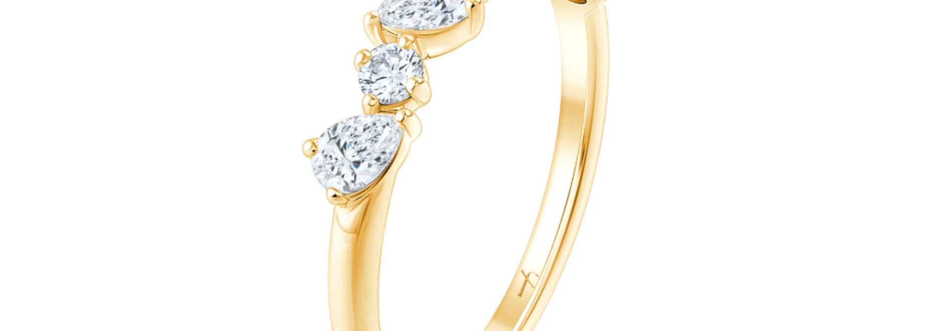 Fyere ANTONIA 14 karaat gouden ring met lab-grown diamanten 0,60 ct