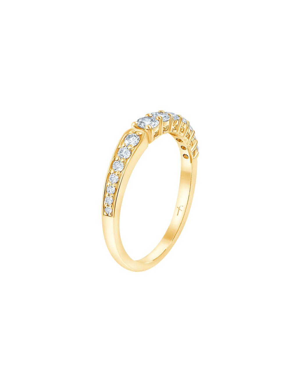 Fyere ALEXIS 14 karaat gouden ring met lab-grown diamanten 0,45 ct-1