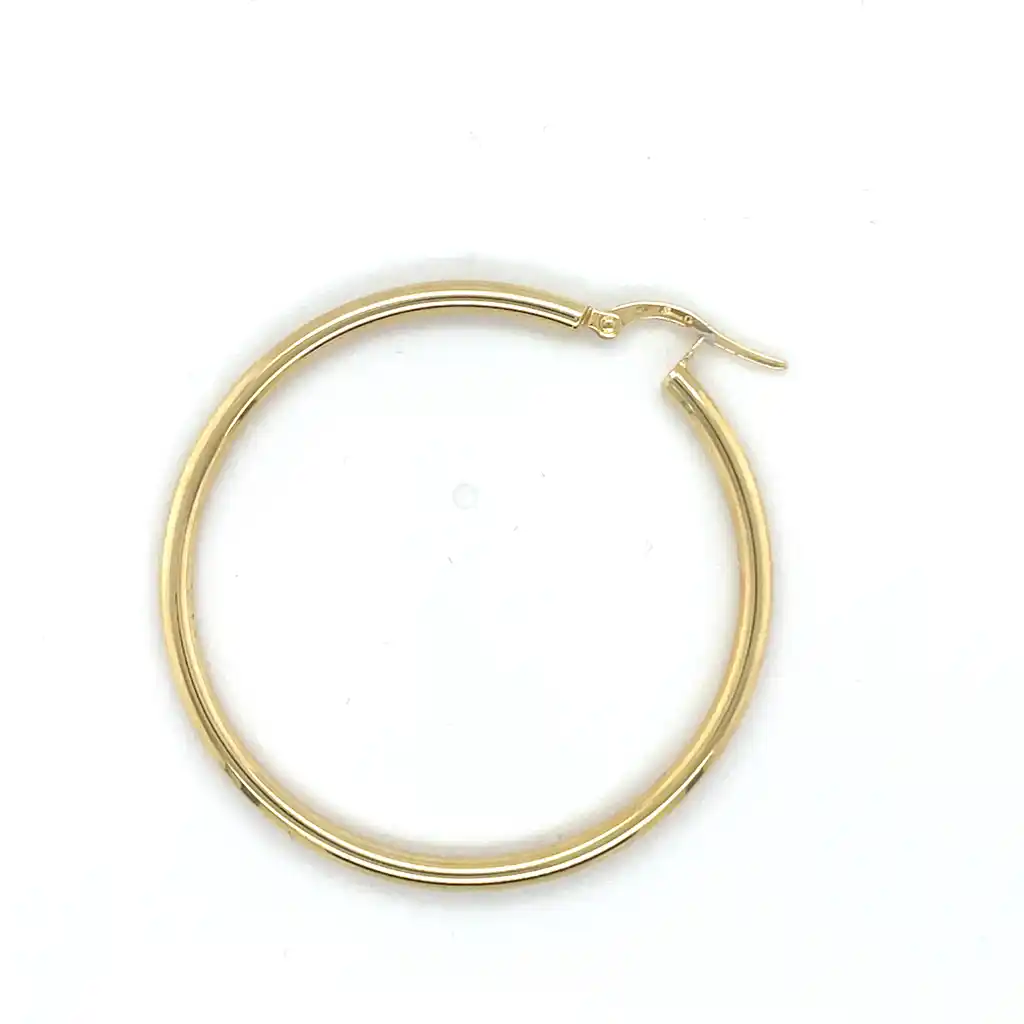 Oorbellen hoops glad Ø41mm-1