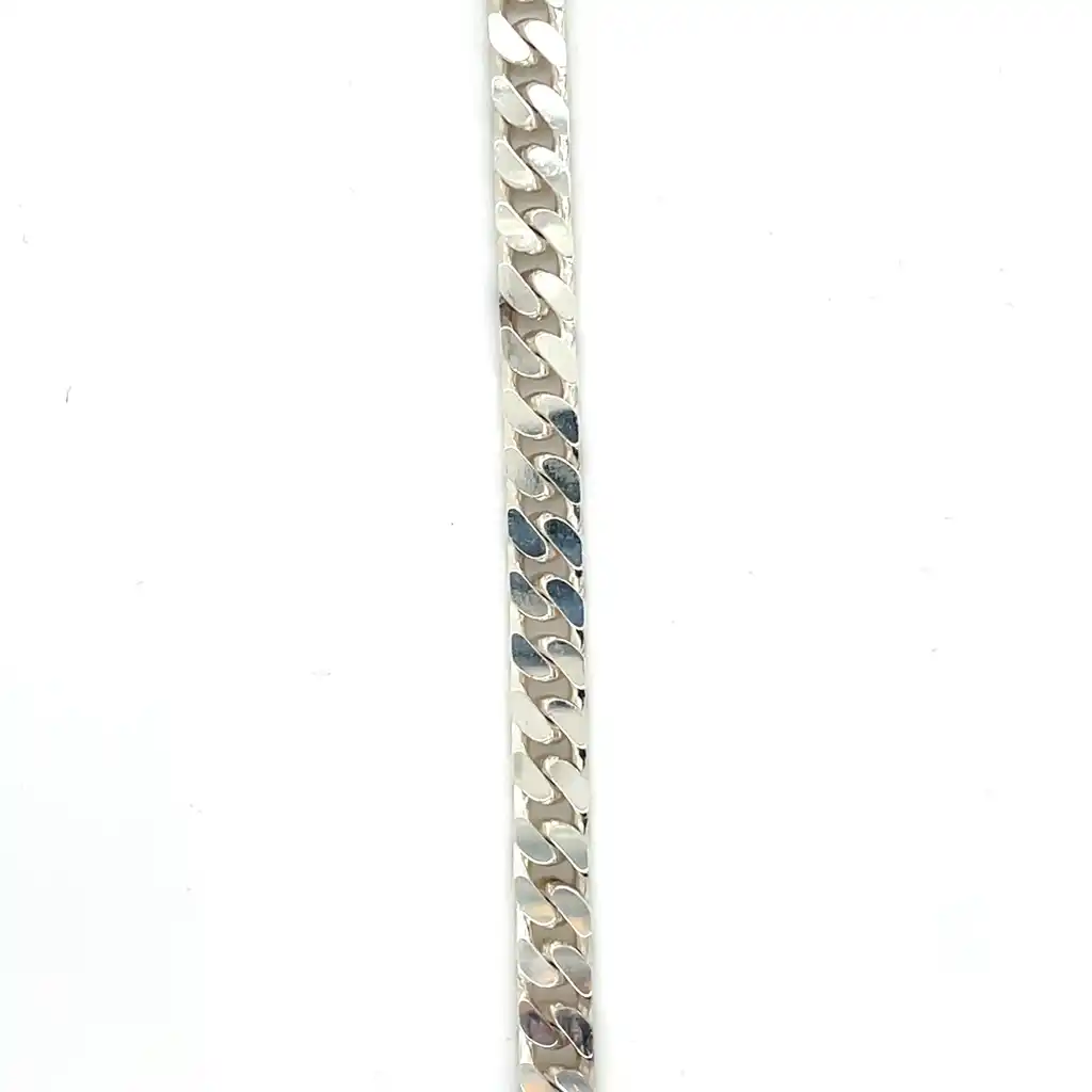 Armband cuban schakel zilver 5 mm-1