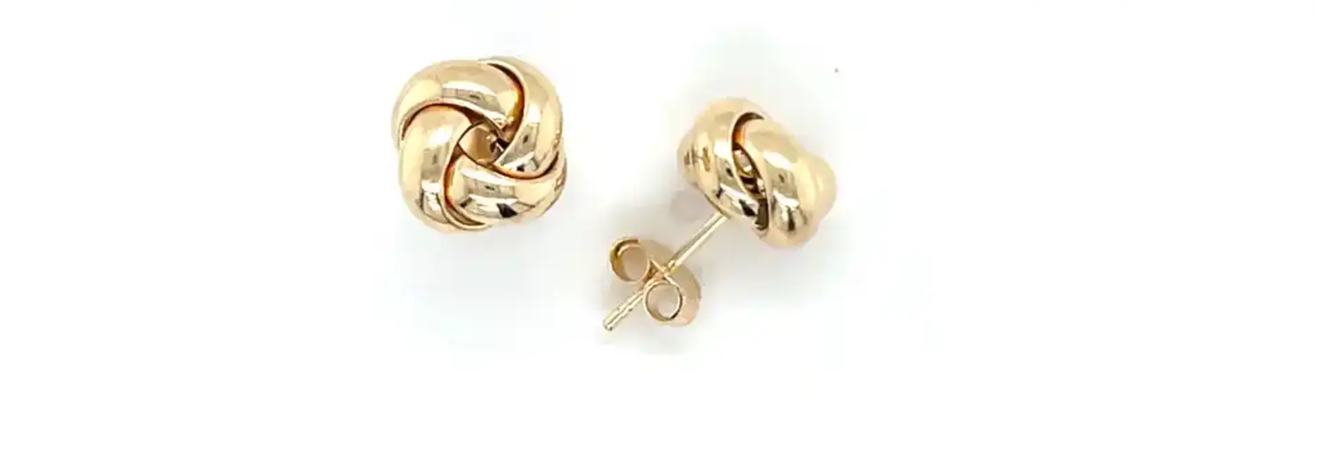Oorbellen stekers met knoop