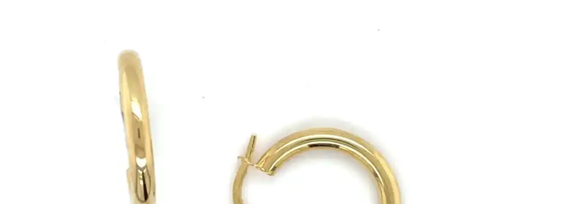 Oorbellen hoops glad Ø15.5mm