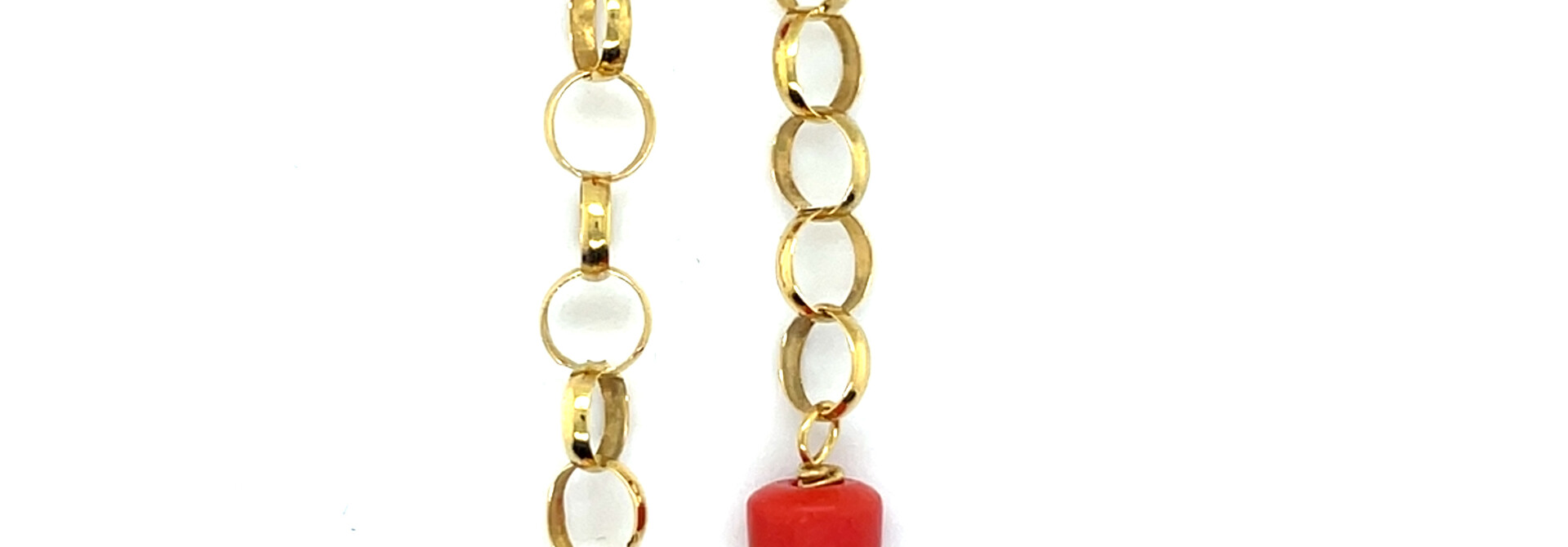 Ketting boto keti met oranje stenen