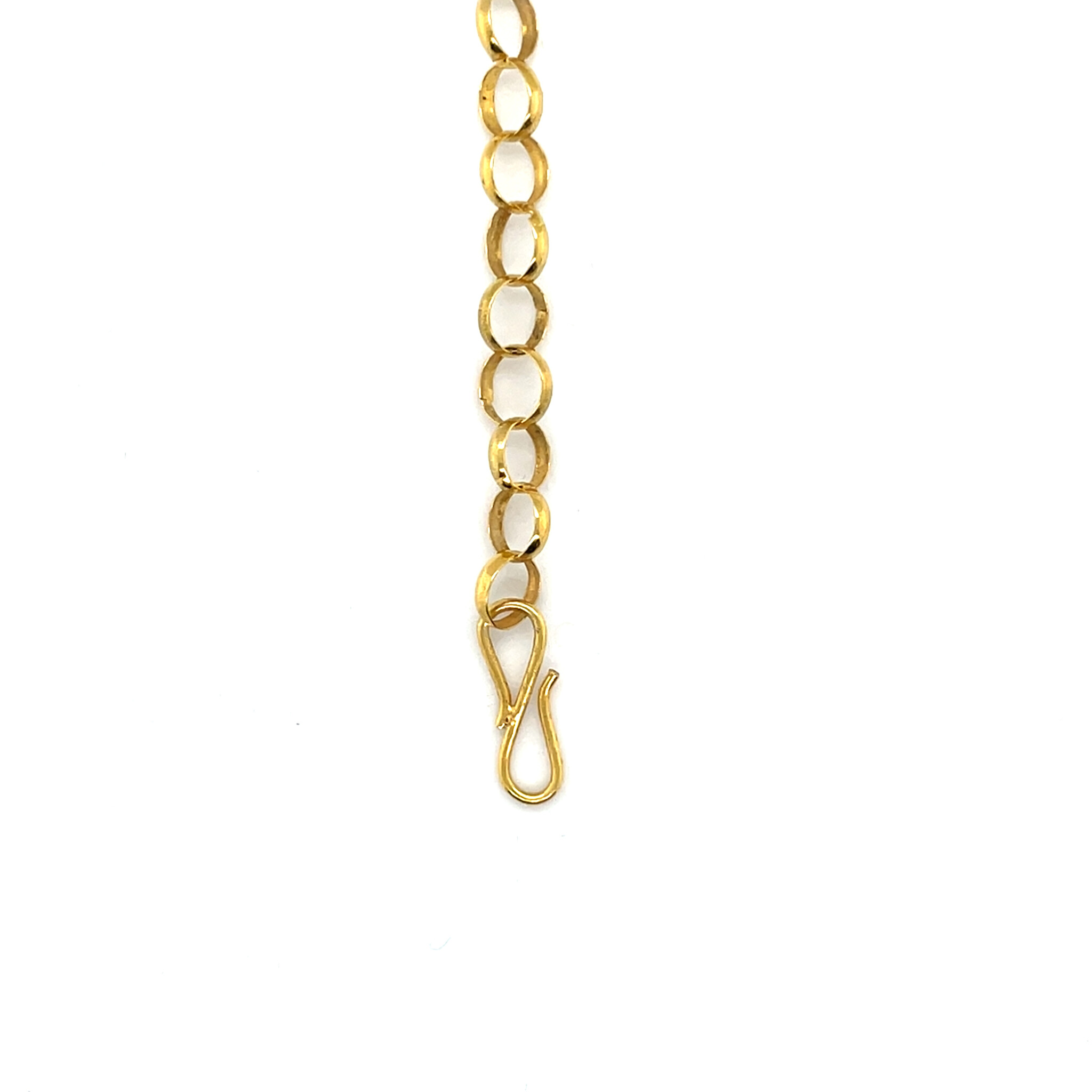 Ketting boto keti met oranje stenen-2