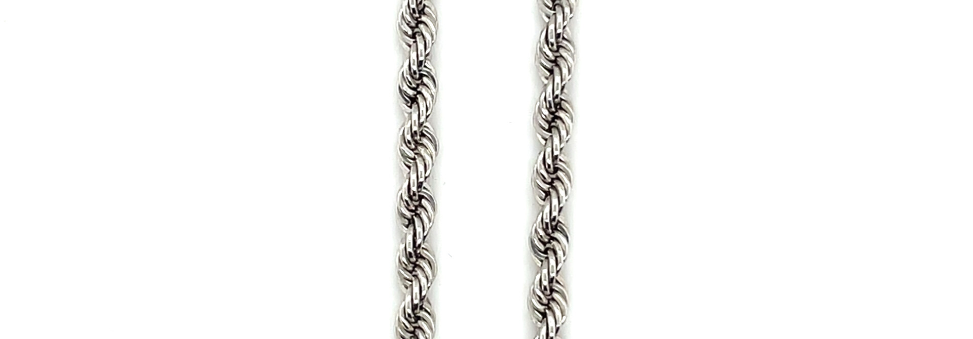 Ketting rope witgoud 71 cm - 3.5 mm