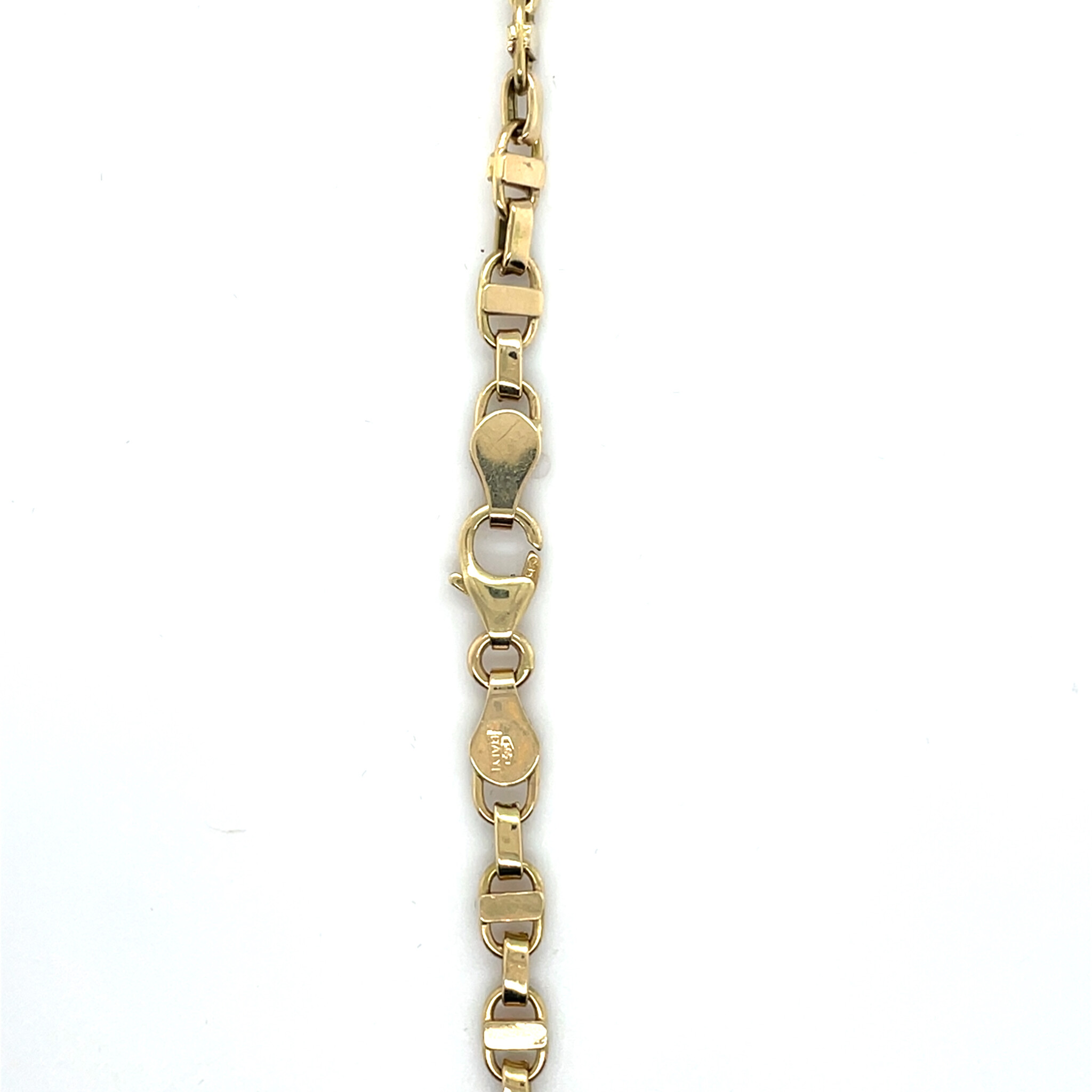 Ketting kingsley bicolor met zrikonia's 70 cm - 5 mm-2