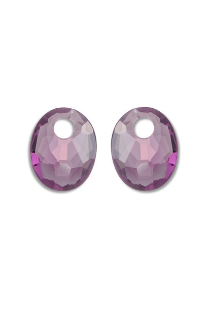 Oorbel Edelstenen Afterglow Aubergine Quartz