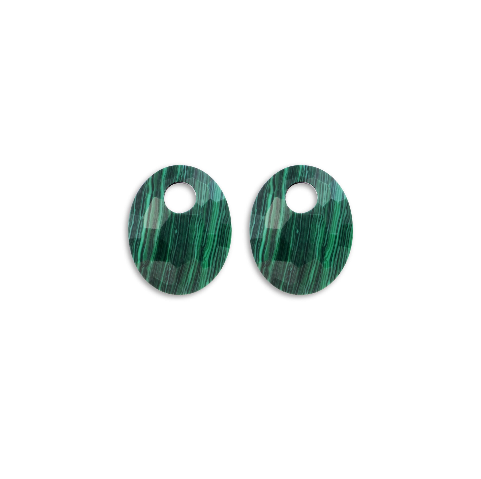 Oorbel Edelstenen Afterglow - Malachite-1