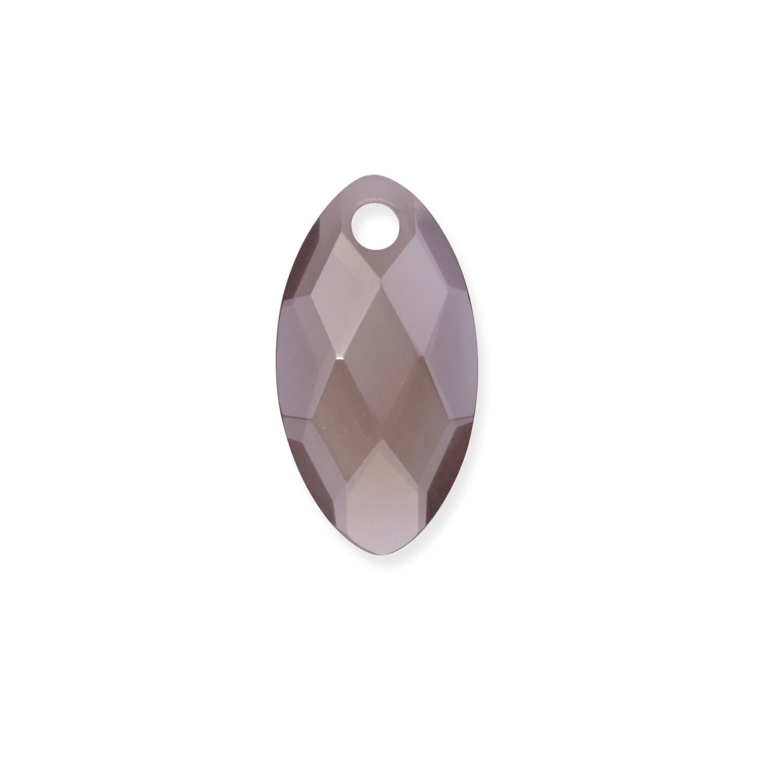 Hanger Edelsteen Leaf Smoky Quartz - 28mm-1