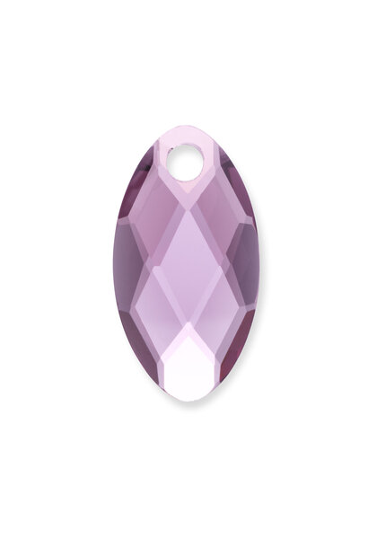 Hanger Edelsteen Leaf Aubergine Quartz