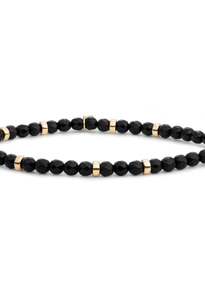 Armband Onyx Roundel Interstellar Goudkleurig
