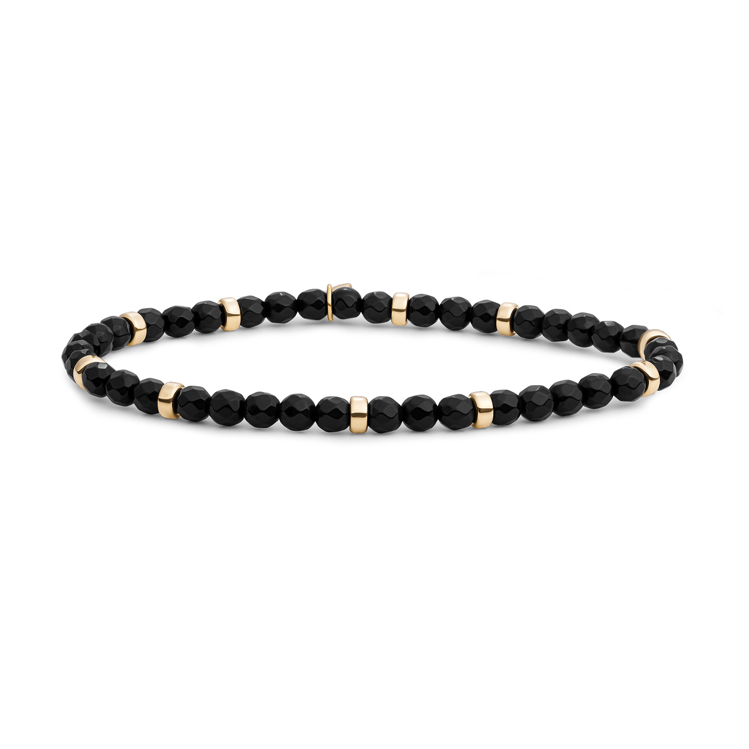 Armband Onyx Roundel Interstellar Goudkleurig-1
