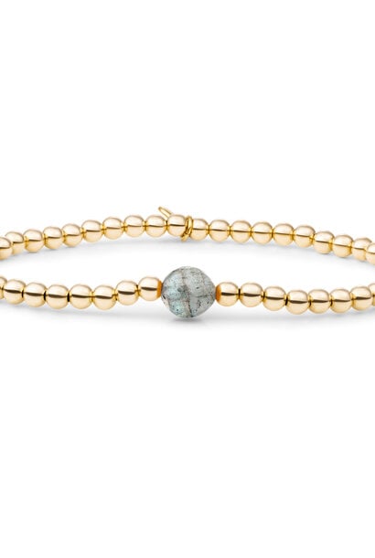 Armband Labradorite Core Goudkleurig
