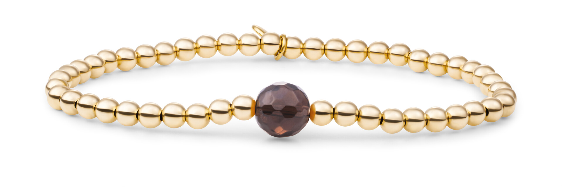 Armband Smoky Quartz Core Goudkleurig