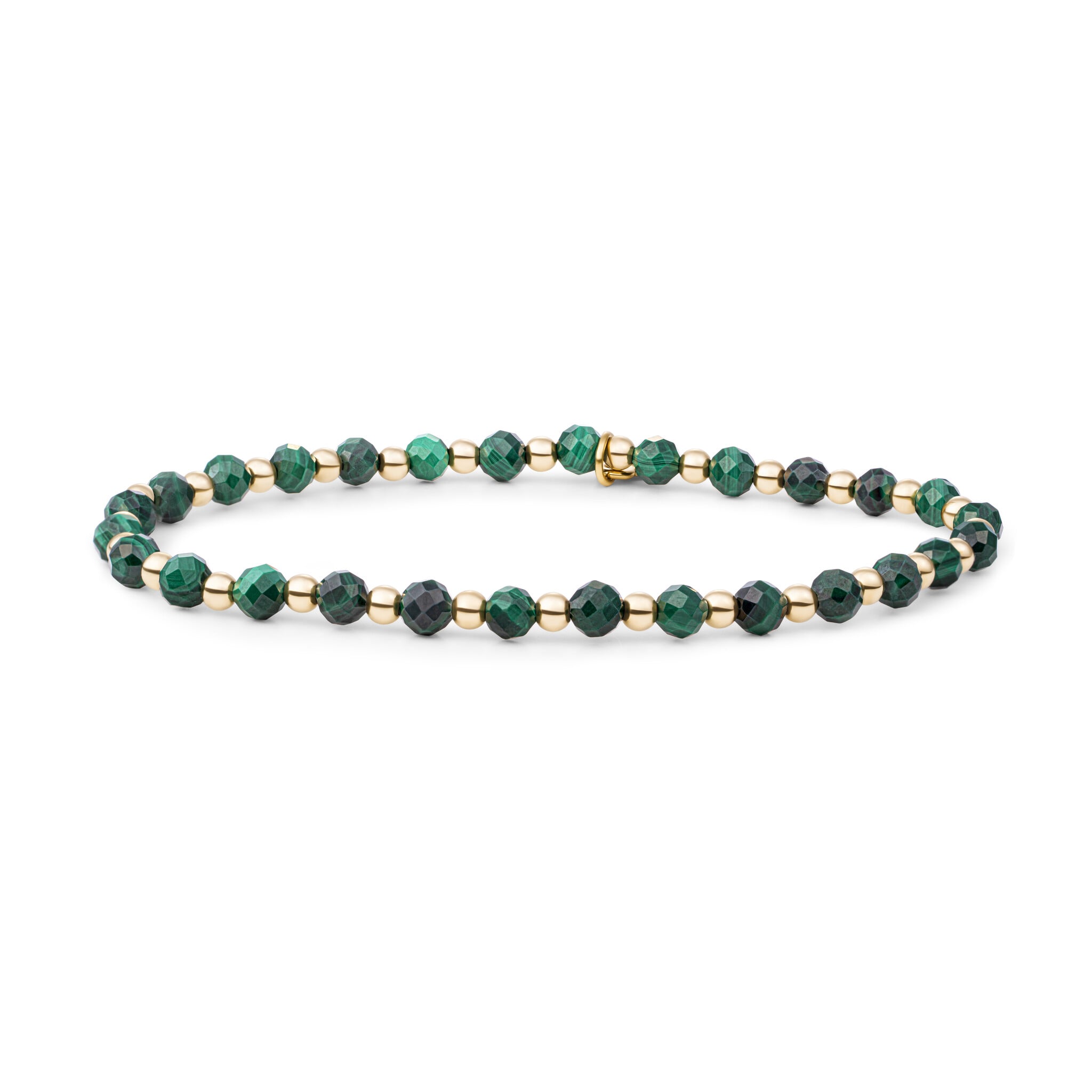 Armband Malachite Interstellar Goudkleurig - 3mm-1
