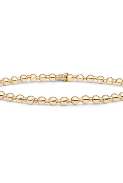 Armband Bold Mix Goudkleurig - 4/2 mm