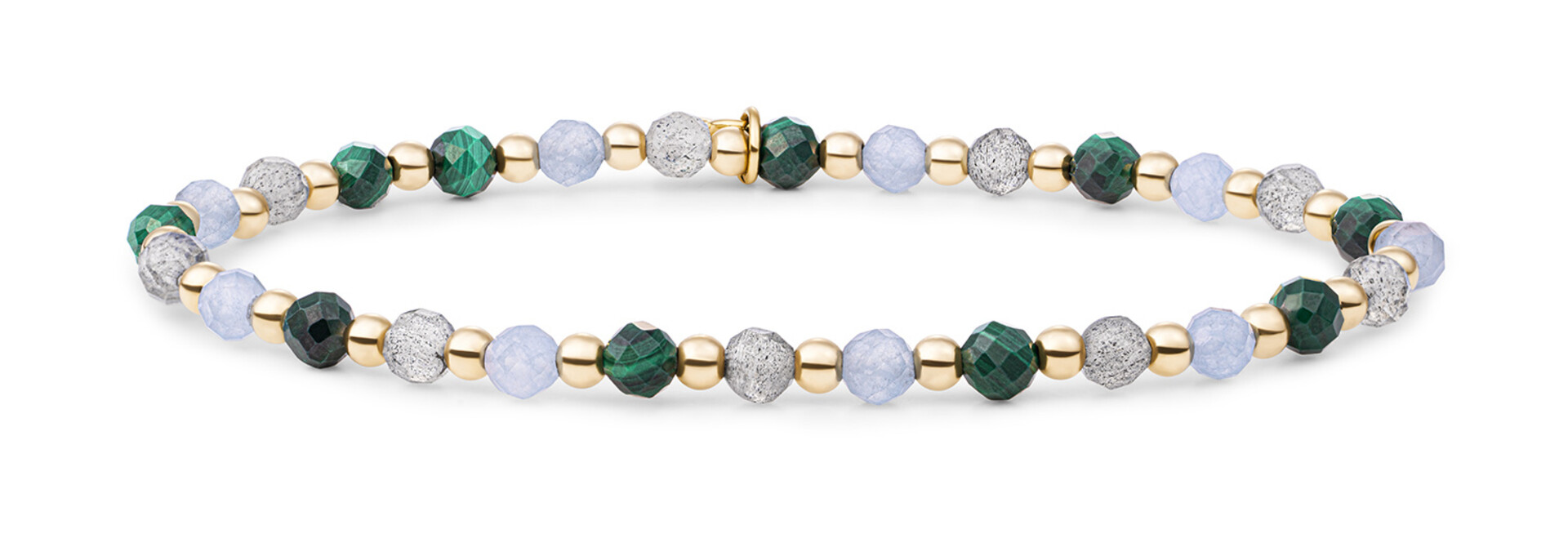 Armband Multi Gem - Evergreen Interstellar Goudkleurig - 3mm