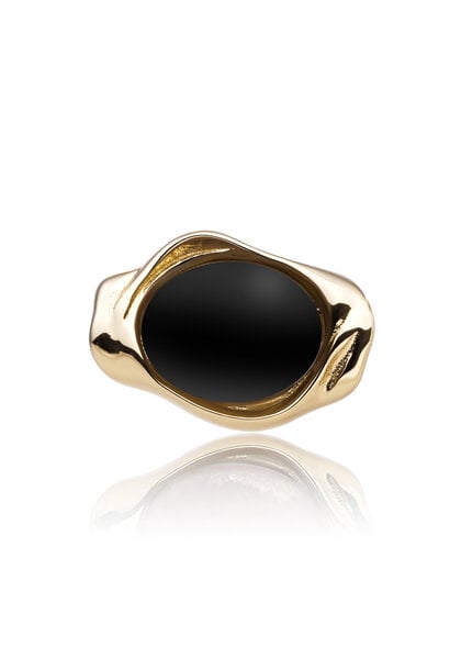 Hanger Onyx Flow Amulet Goudkleurig