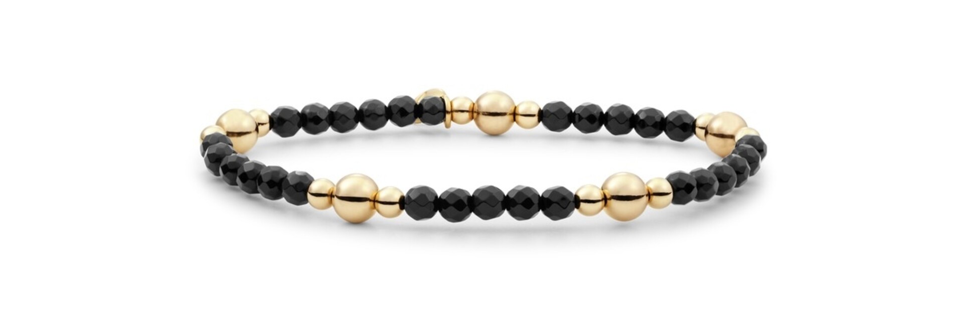 Armband Onyx Bold Mix Goudkleurig
