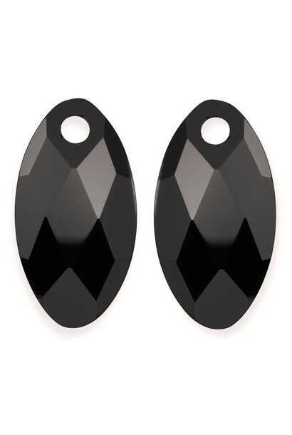 Oorbel Edelstenen Leaf Onyx