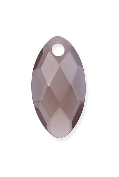 Hanger Edelsteen Leaf Smoky Quartz - 28mm