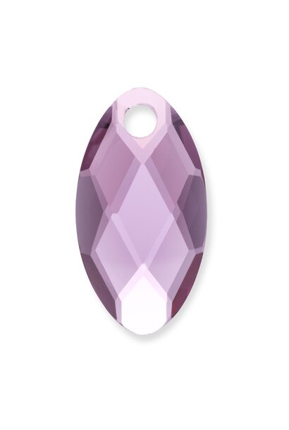 Hanger Edelsteen Leaf Aubergine Quartz