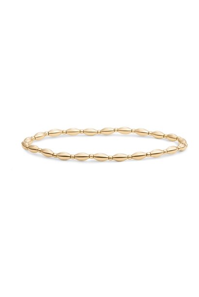 Armband Rice Mix Goudkleurig