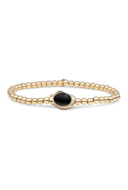 Armband Onyx Flow Goudkleurig