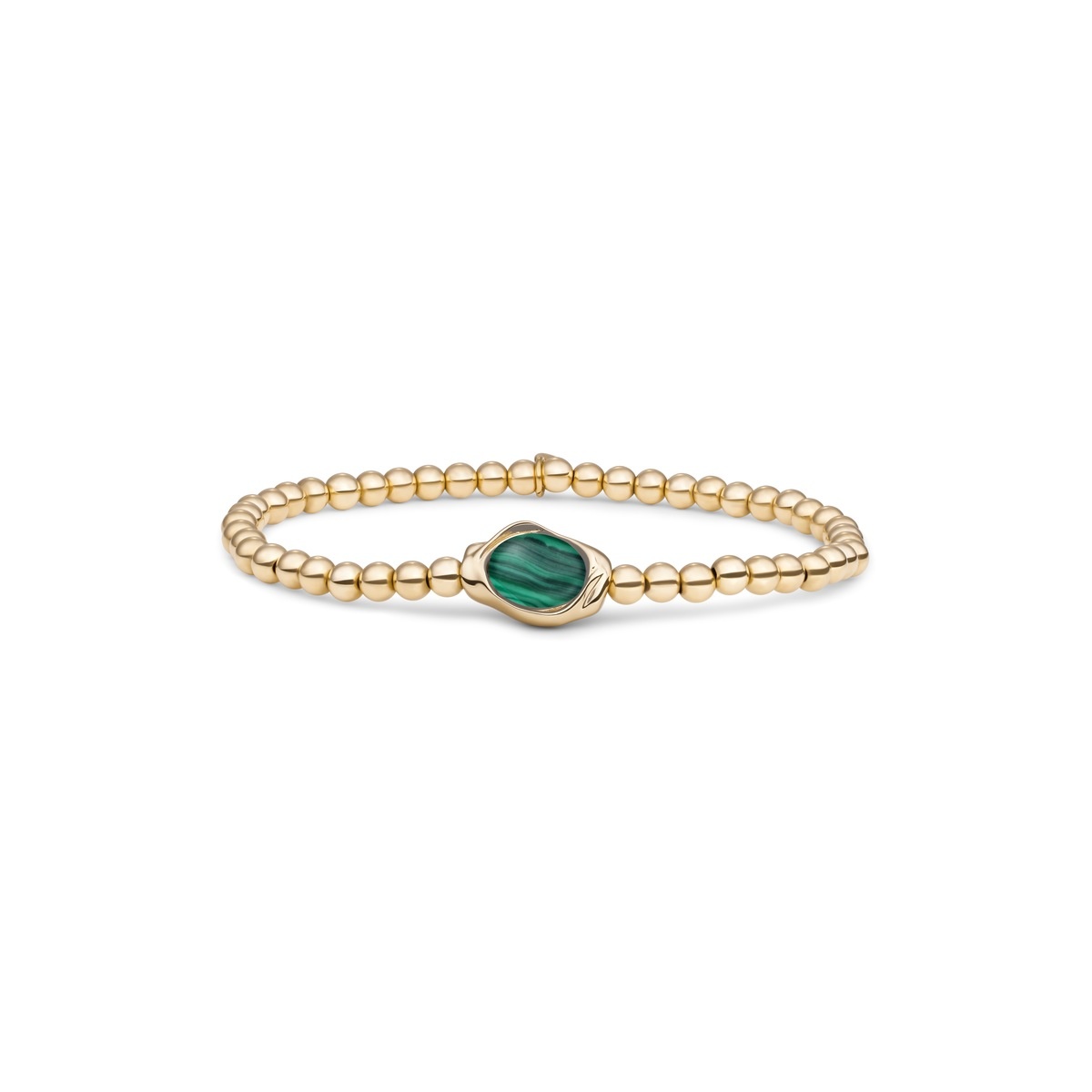 Armband Malachite Flow Goudkleurig-1