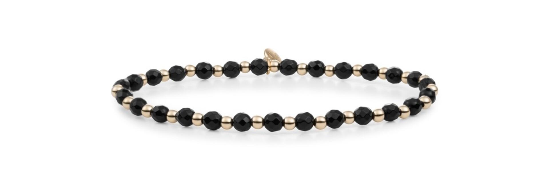 Armband Onyx Interstellar Goudkleurig - 3mm