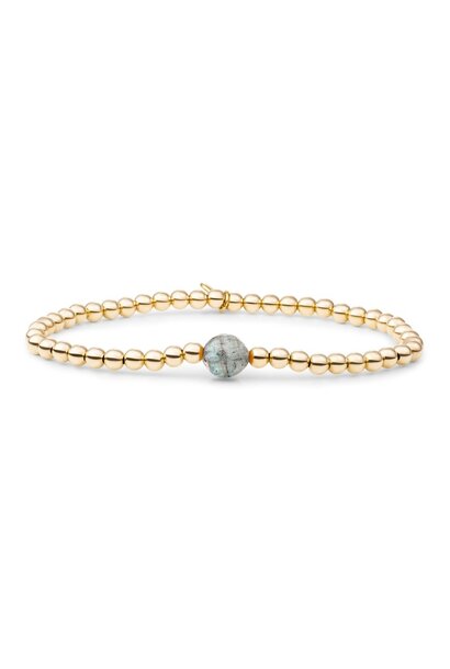 Armband Labradorite Core Goudkleurig