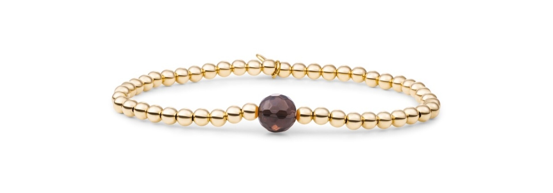 Armband Smoky Quartz Core Goudkleurig