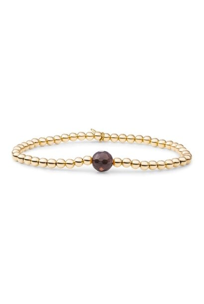 Armband Smoky Quartz Core Goudkleurig
