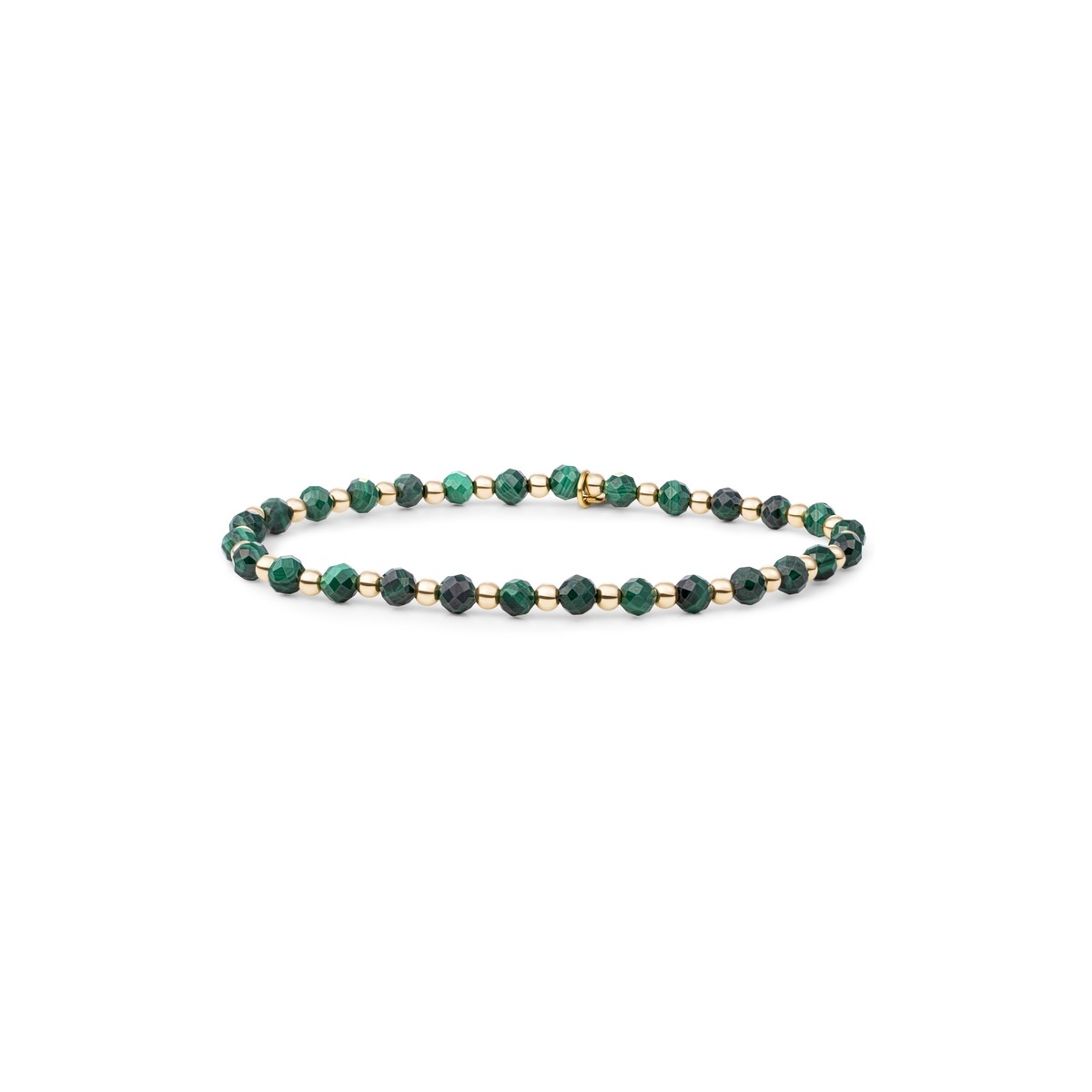 Armband Malachite Interstellar Goudkleurig - 3mm-1