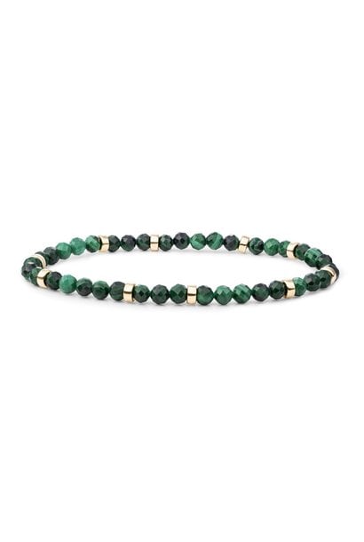 Armband Malachite Roundel Interstellar Goudkleurig