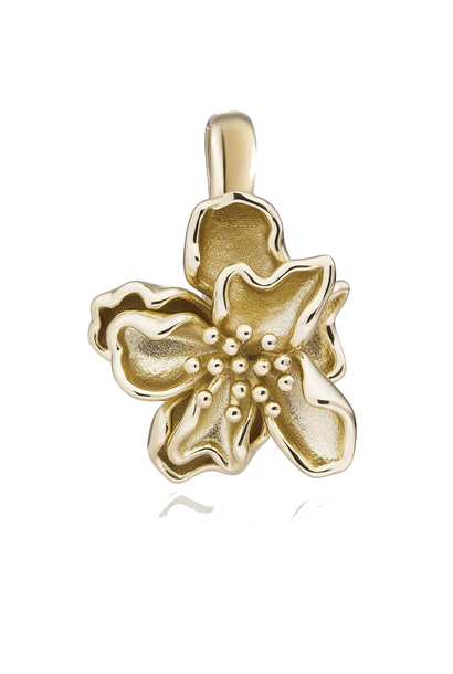 Hanger Botanic Clip Goudkleurig - Zirconia