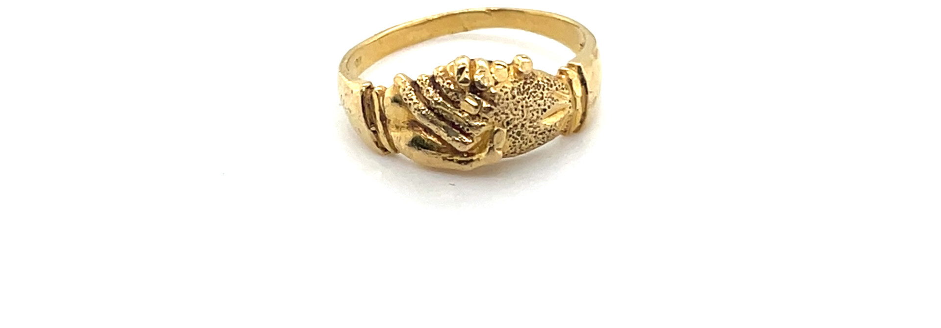 Ring handjes diamond cut