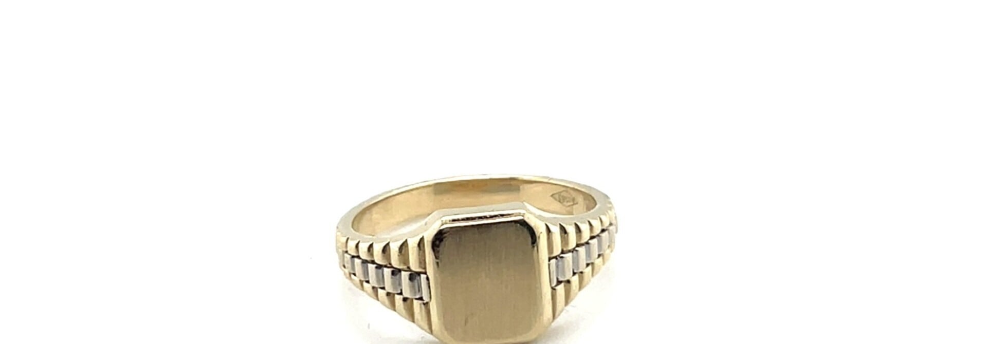 Ring zegel bicolor schakel
