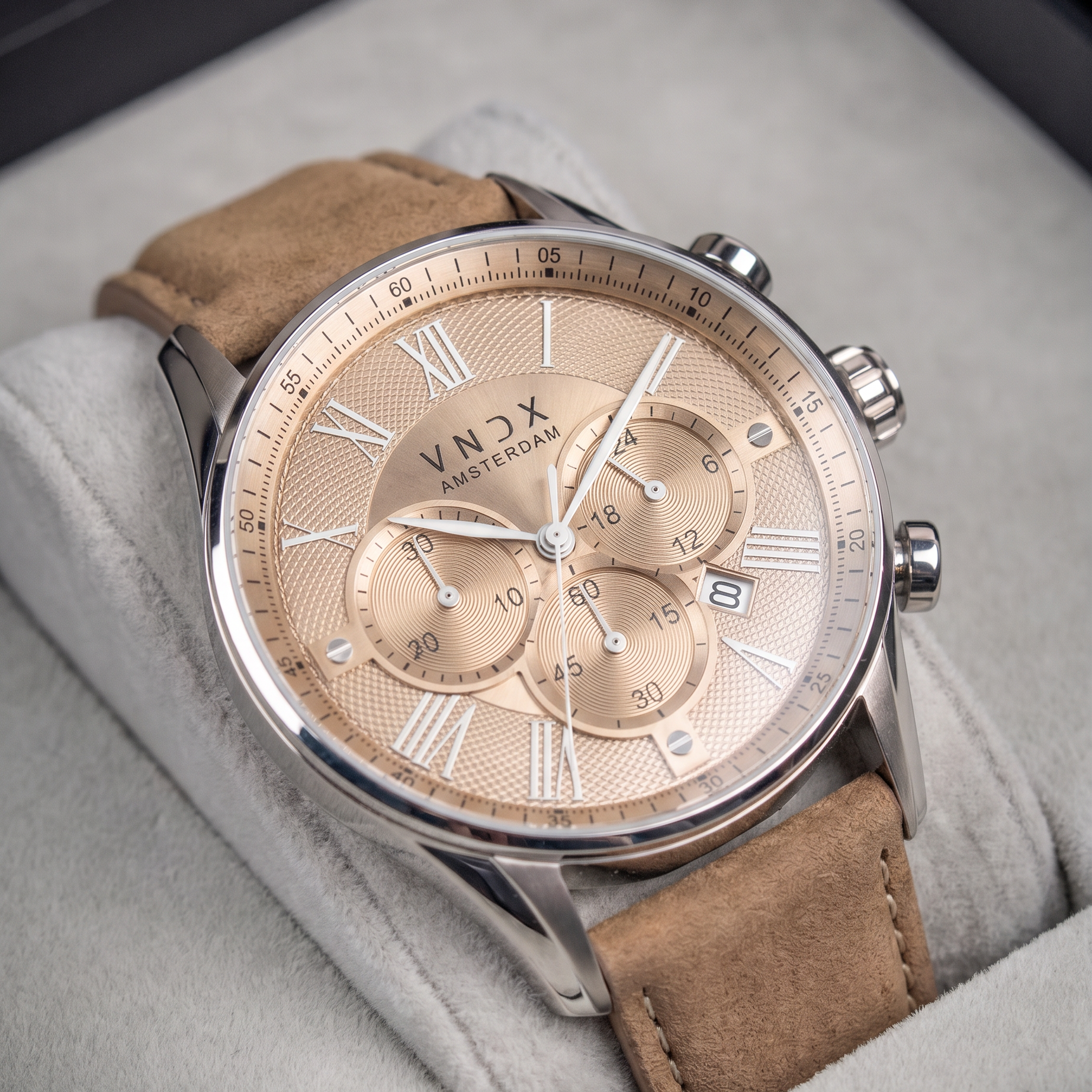 The Chief Beige Leder Khaki-2