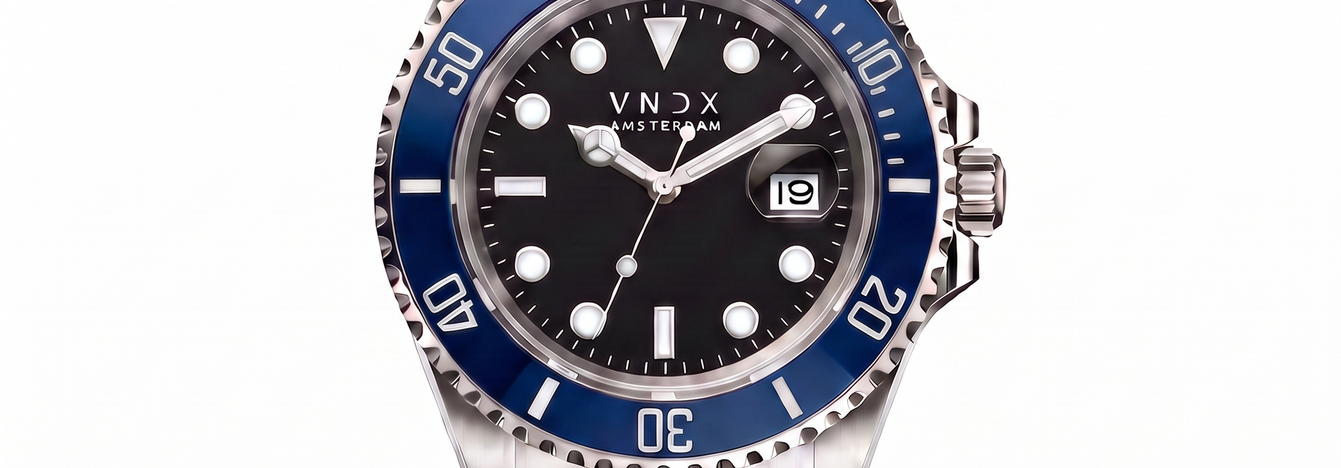 AMS. LXRY. Zilver Blauw Zwart