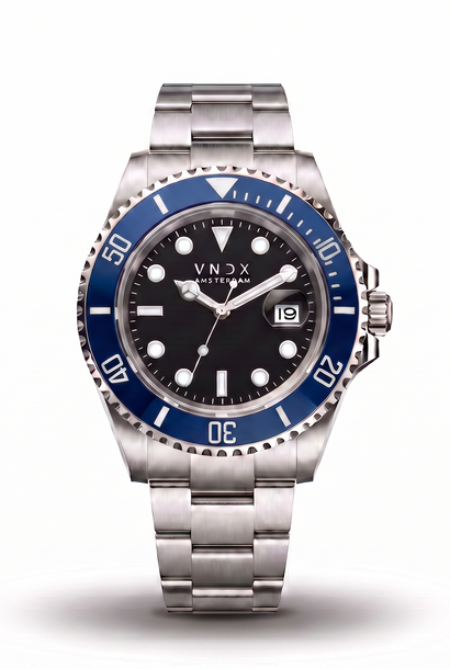 AMS. LXRY. Zilver Blauw Zwart