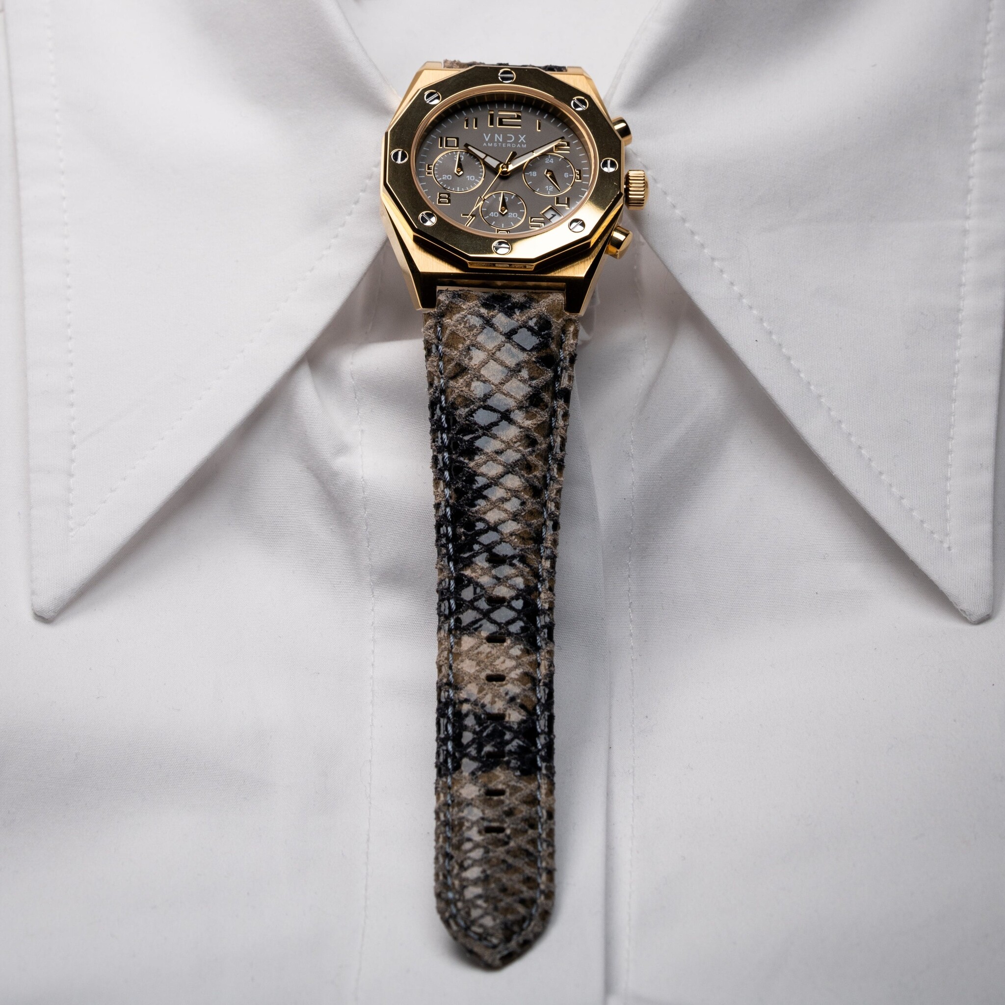 The One Snake Goud Grijs-4