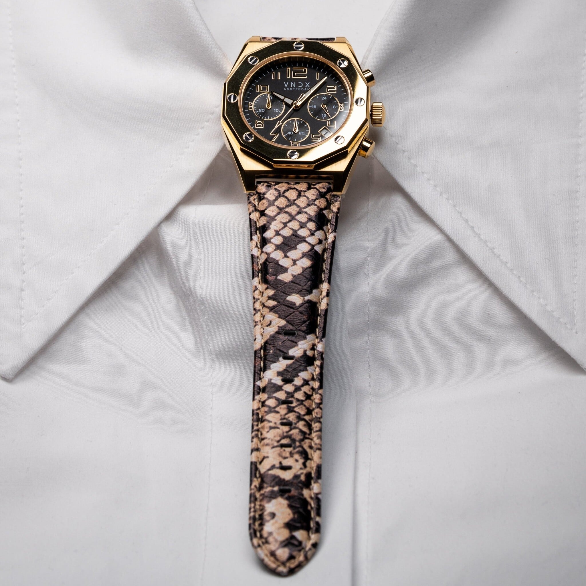 The One Snake Goud Zwart-4