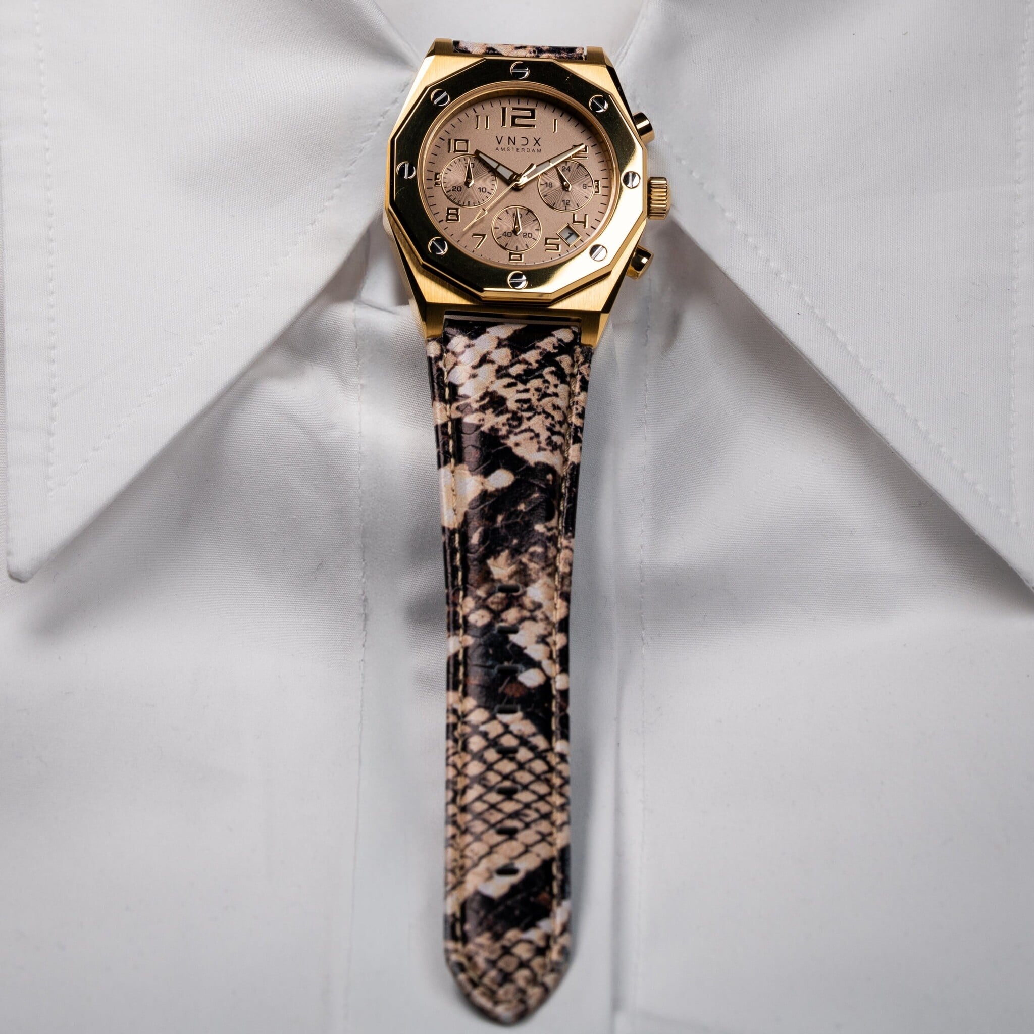 The One Snake Goud Beige-4